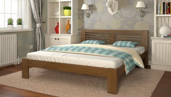 Кровать деревянная ArborDrev Шопен Сосна / Бук