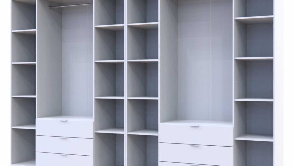 Шкаф Гелар 4+4 Дорос 8 дверная графит 310 см 10