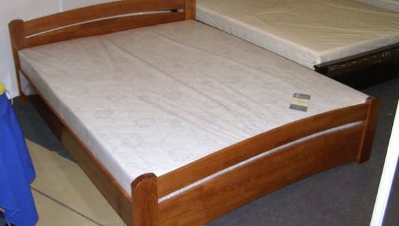 Ліжко дерев'яне Естелла Венеція / Серія Вега Щит / Масив Бук 8