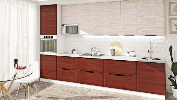 Кухня Хай-тек з текстурою комплект 