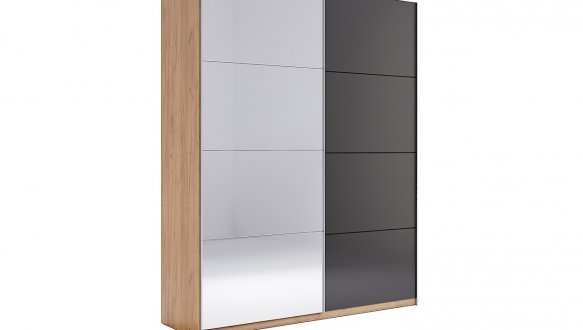 Шкаф-купе Миромарк Луна 2 дверный дуб крафт 150 см