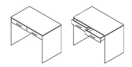 Стіл письмовий BIU2S Непо 3