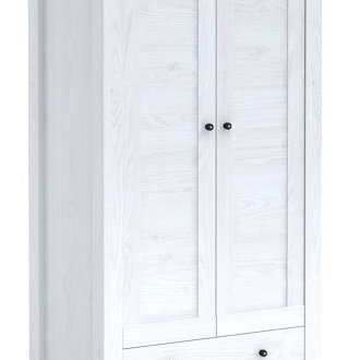 Шкаф платяной 2D2S ВМК Украина Амстердам 2 дверный белый 0