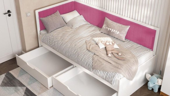 Ліжко однаспальне Бруклін 1