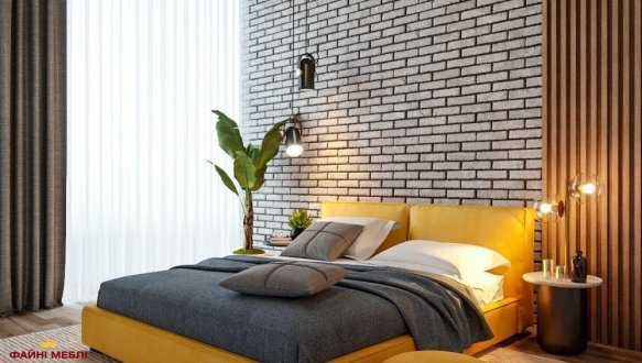 Ліжко двоспальне м'яке Woodsoft Toronto / Торонто з підйомним механізмом та нішею для білизни 4