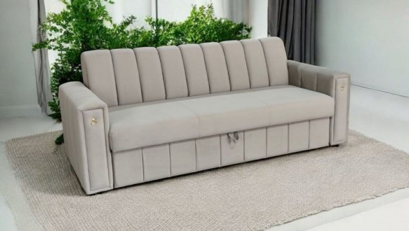 Диван раскладной дельфин СКМ Глем 240 см 9