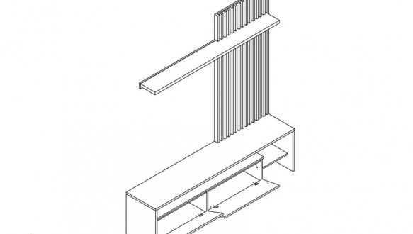 Стiнка Нео 2 Дуб крафт золотий / Бетон стайл 0