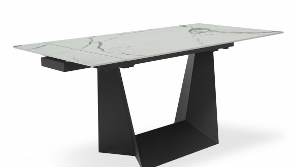 Стіл Edmund (120-160 см) Polar White Glossy 6