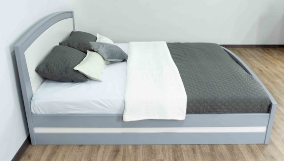 Кровать деревянная Дримка Женева с подьемным механизмом и нишей для белья Бук 3