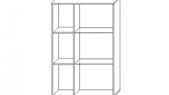 Пенал низький 2Д Герда 1