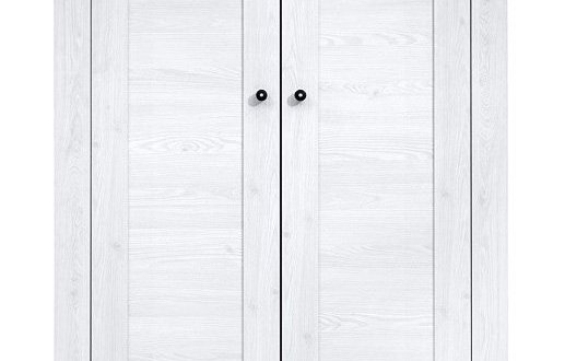 Шкаф платяной 2D2S ВМК Украина Амстердам 2 дверный белый