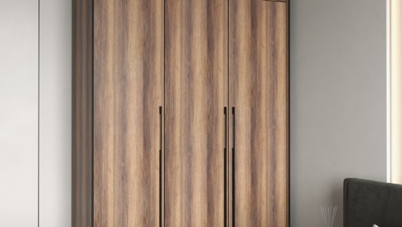 Шафа Морелі R-0015 Рамо 3 дверна дуб кверкус з полицями 150 см 0