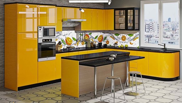 Модульна кухня Хай-тек глянець 27