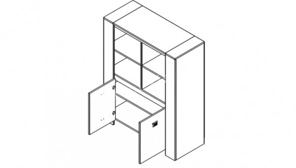Тумба KOM2D Шелби 0