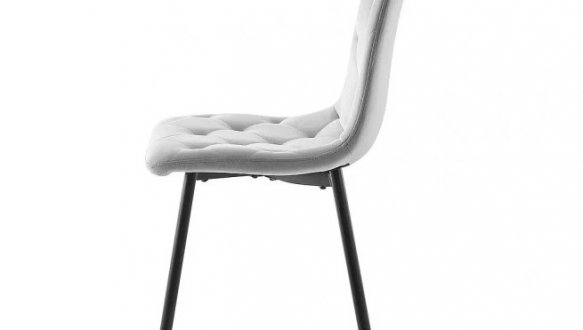 Стілець Джеррі Вельвет білий 2