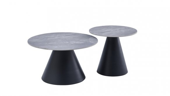 Комплект из двух журнальных столов CT-40 Рокко ребекка грей 2