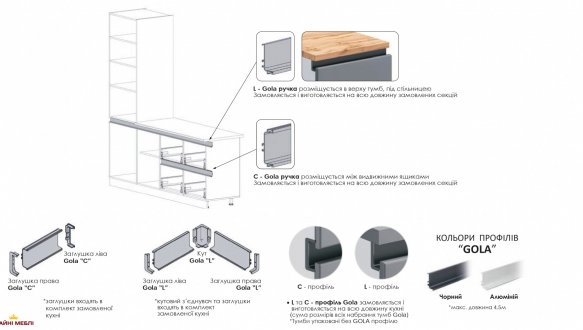 Модульна кухня Хай-тек матова галактика 8