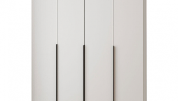 Шафа Mebelstar Оскар чотирьохдверна 160 см Білий сніг 160 см 4