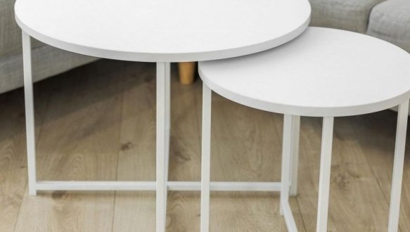 Столик Модерн М белый 1