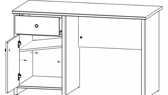 Стол письменный BIU/120 Парис 4