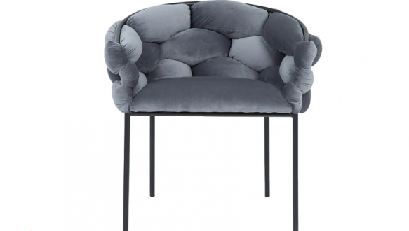 Стілець Norte Velvet сірий 2