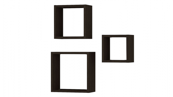 Полиця настінна венге темний GТ0027