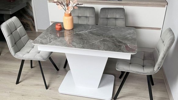 Стіл кухонний розкладний Джем Slide / Слайд 120-160 см 15