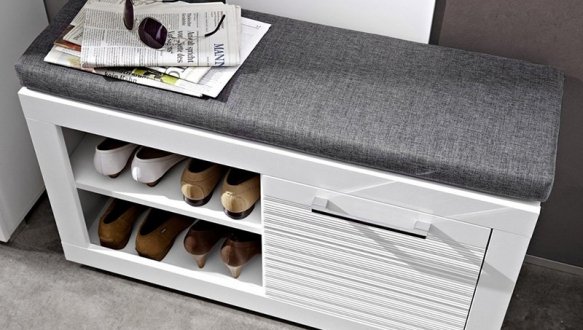 Модульний передпокій ВМК-Україна Флеймс Білий / Білий глянець 13