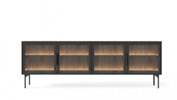 Тумба під ТВ 4D/181 з підсвіткою дуб дунін Lumi