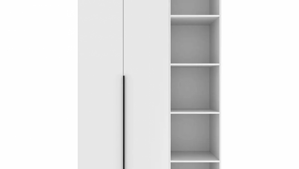 Шкаф распашной комбинированный двухдверный Art In Head №11 Light, ширина 120 см 5