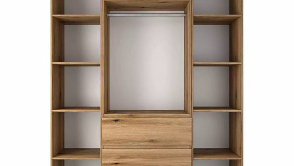 Шкаф распашной комбинированный трёхдверный Art In Head №8 Light, ширина 160 см 5