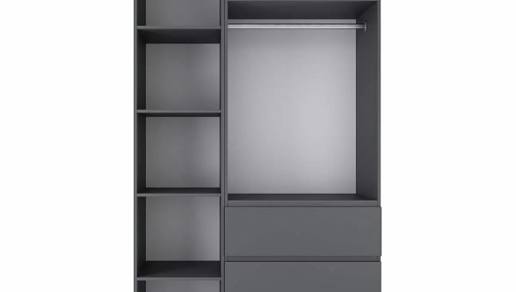 Шафа розпашна комбінована 2 дверна Art In Head №7 Light 120 см 5