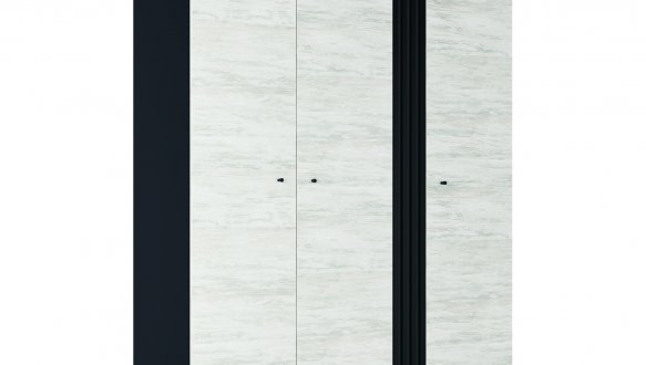 Шафа 3Д Світ Меблів Тео 3 дверна артвуд світлий 170 см