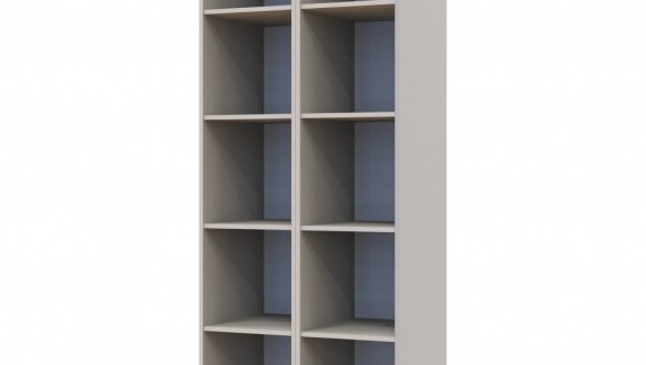 Шкаф Дорос Геллар кашемир 2 Зеркала 78 см 0