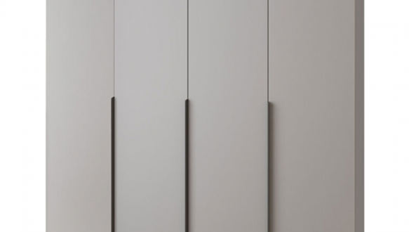 Шкаф Mebelstar Оскар четырехдверный с ящиками Серая мышка 200 см 4