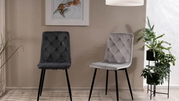 Стілець Джеррі Вельвет чорний 2