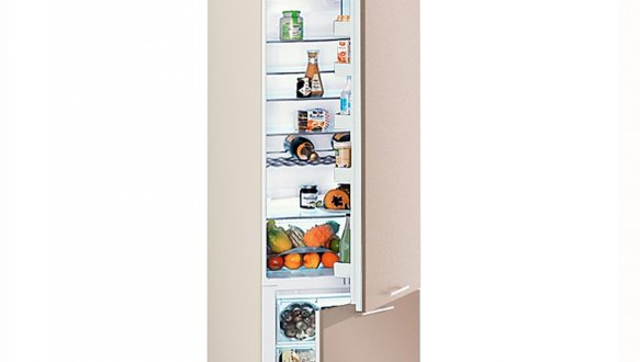 Шафа П60.214.2Д В.6 під вмонтований холодильник Фарбований високий глянець з друком