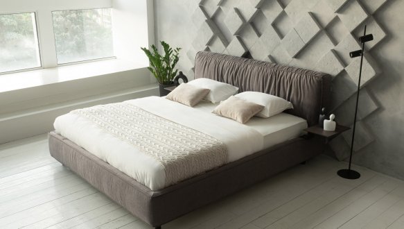 Кровать мягкая двуспальная Woodsoft Bern / Берн 10