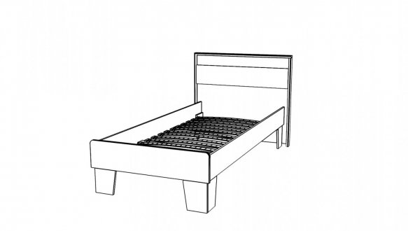 Кровать Скарлет 2