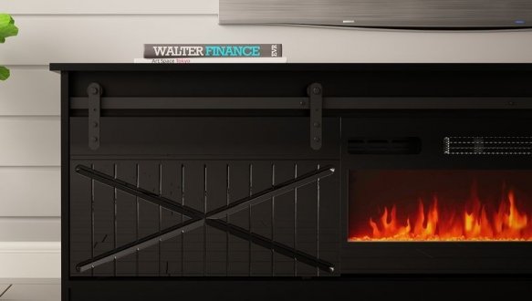 Тумба под ТВ Granero/Гранеро RTV200 Чёрный/Чёрный глянец Cama Ширина 200 см 2