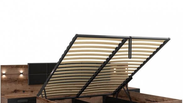 Кровать с подъемным механизмом LOZ/180/B Kassel 2