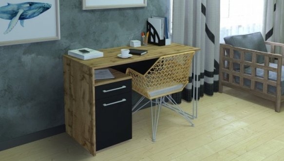 Компьютерный стол Orion Black Левый/Правый 2