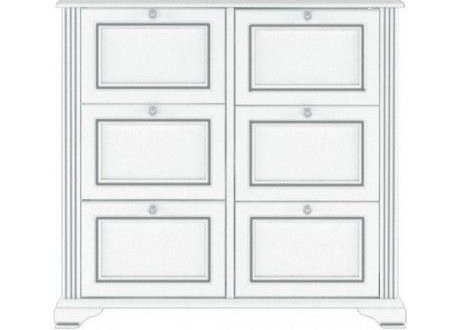 Тумба для взуття 6D Вайт