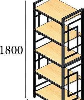 Стеллаж 5 полок Квадро 0