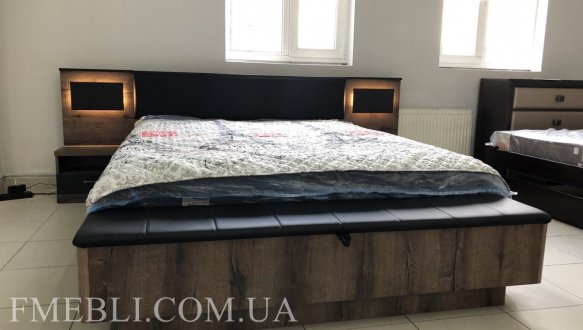 Ліжко 160 з підйомником оббите Jagger 3