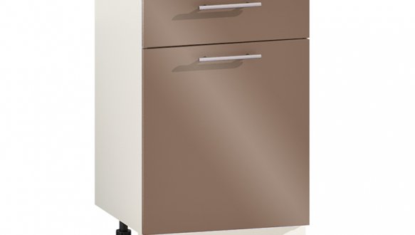 Тумба нижня Н50.82.1Я1Д Фарбований високий глянець 