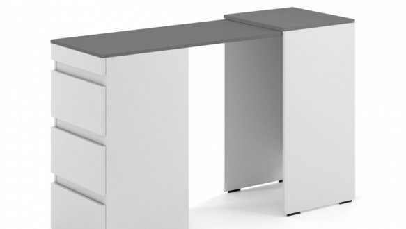 Комод-трансформер Molli Білий діамант/Графіт 3