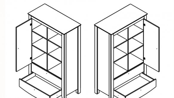 Тумба KOM1D2S Карина 0