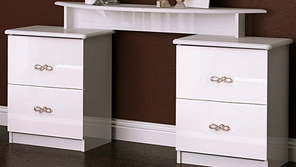 Модульна спальня Provence/Прованс Міромарк Білий глянець 2