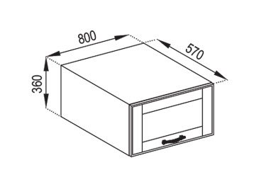 Антресоль А 80 (570) Доминика
